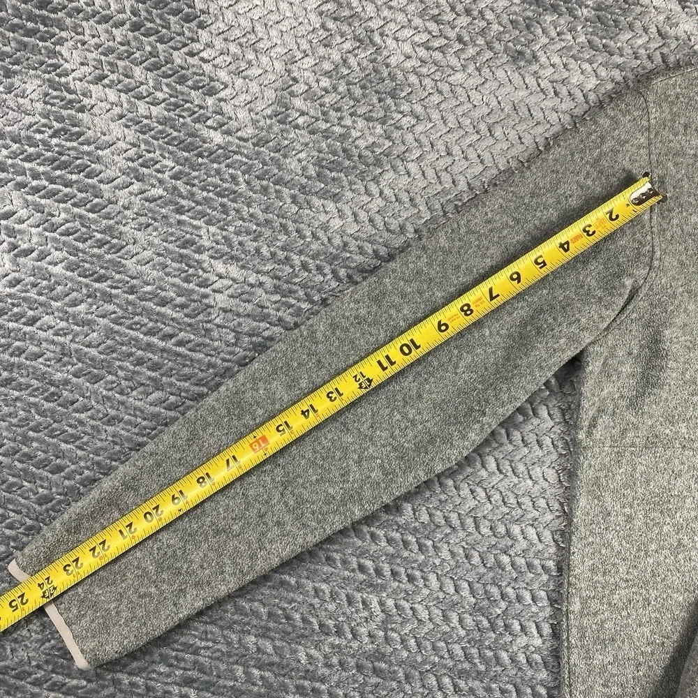 The North Face Pullover Mens Large Gray Quarter Zip Fleece Sweater Hiking